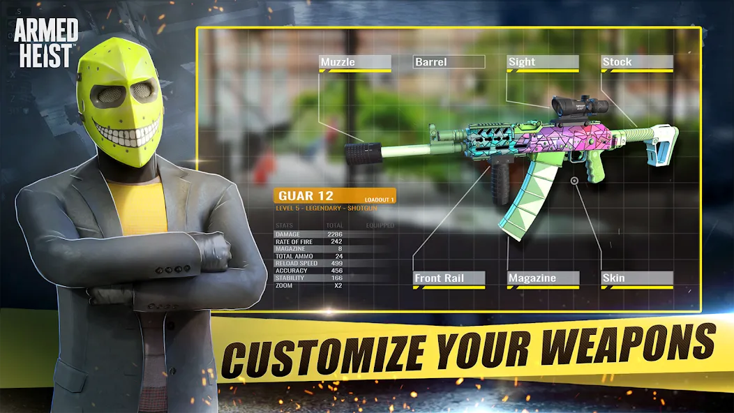 Armed Heist: Shooting gun game — скриншот 3
