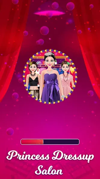 Princess Makeup Dressup Salon — скриншот 1