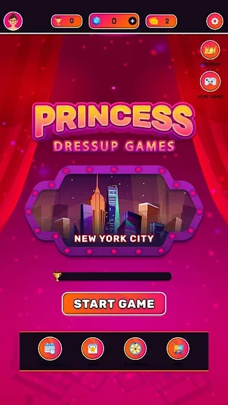 Princess Makeup Dressup Salon — скриншот 2