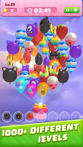 Bubble Burst：Match 3D — скриншот 1