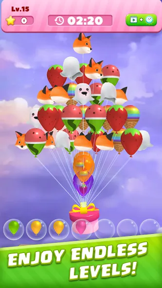 Bubble Burst：Match 3D — скриншот 2