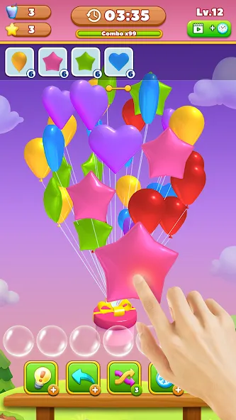Match Triple Balloon — скриншот 1
