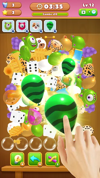 Match Triple Balloon — скриншот 2
