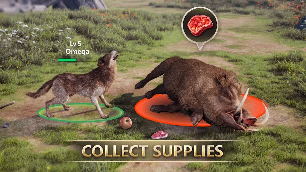 Wolf Game: Wild Animal Wars — скриншот 2