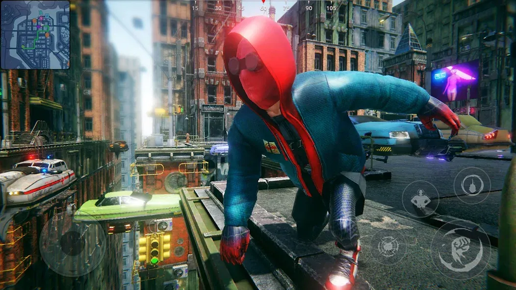 Super city Hero:Spider Game — скриншот 5