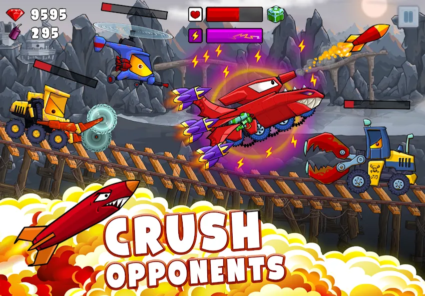 Car Eats Car 2 - Racing Game — скриншот 1