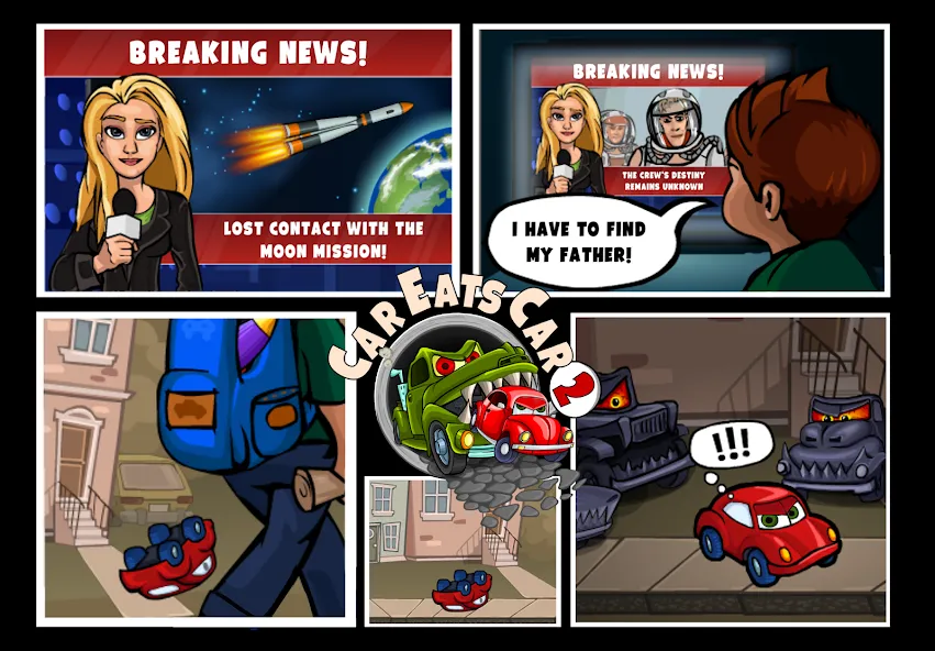 Car Eats Car 2 - Racing Game — скриншот 4