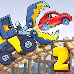 Скачать Car Eats Car 2 - Racing Game MOD на телефон — Много денег