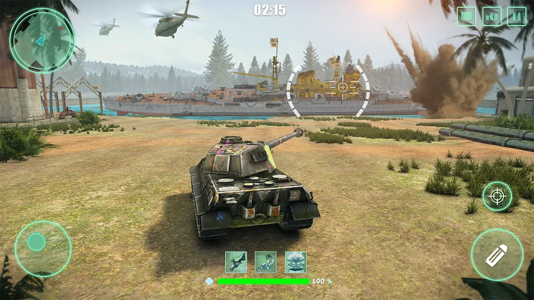 World Tanks War: Offline Games — скриншот 1