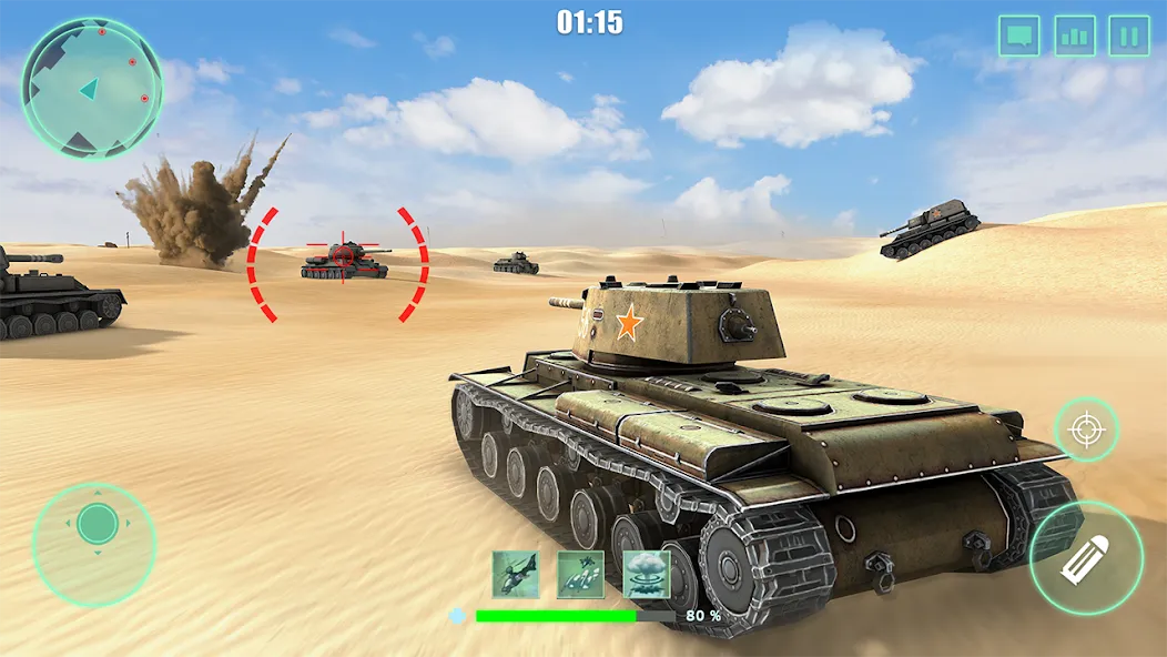 World Tanks War: Offline Games — скриншот 2