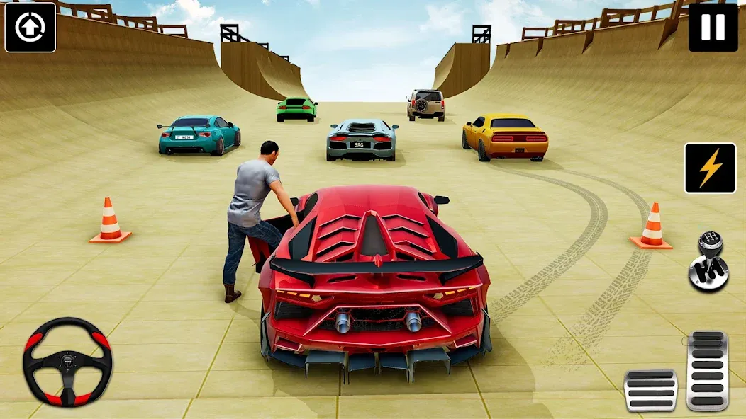 GT Car Stunt : Ramp Car Stunts — скриншот 5