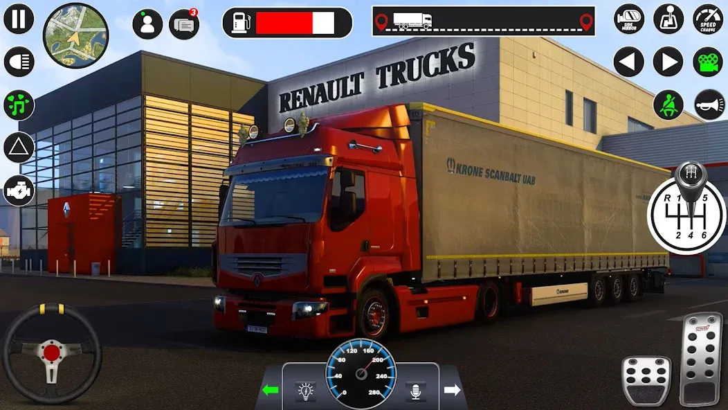 Euro Cargo Truck Simulator 3D — скриншот 3
