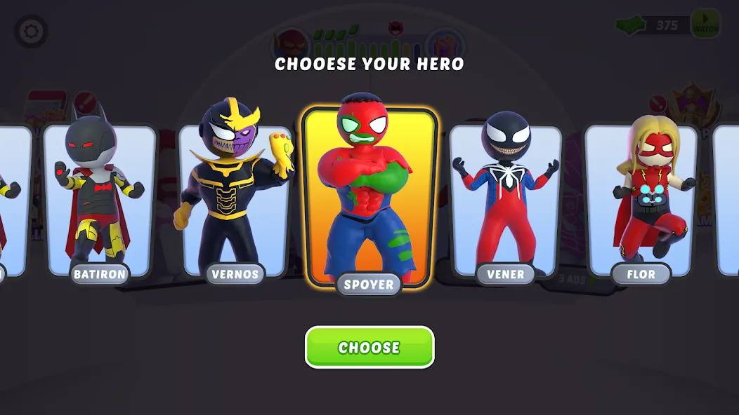 Stick Hero: Comic Superhero — скриншот 2