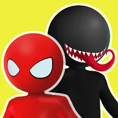 Взлом Stick Hero: Comic Superhero — Много денег