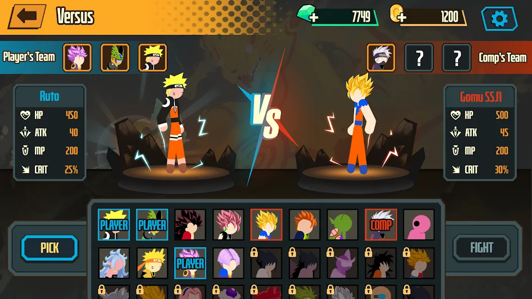 Stickman Dragon Fight - Super — скриншот 5