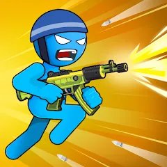 Stick Shooter: Battle Game — взломанная версия — Много денег