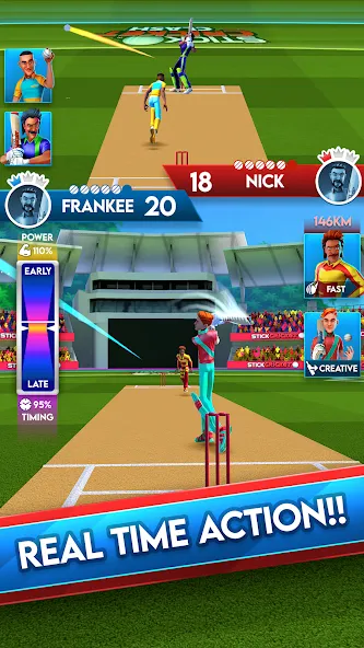 Stick Cricket Clash — скриншот 1 Stick Cricket Clash — скриншот 1