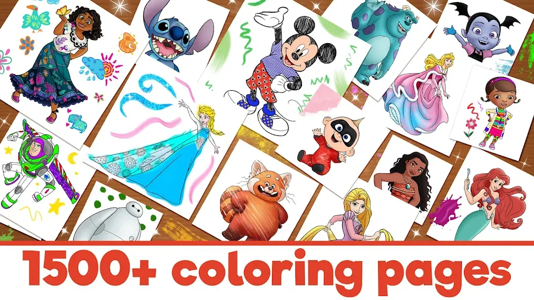 Disney Coloring World — скриншот 1 Disney Coloring World — скриншот 1