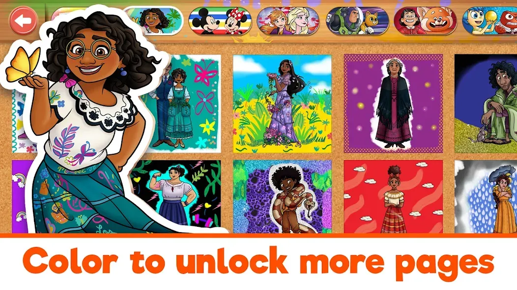 Disney Coloring World — скриншот 5