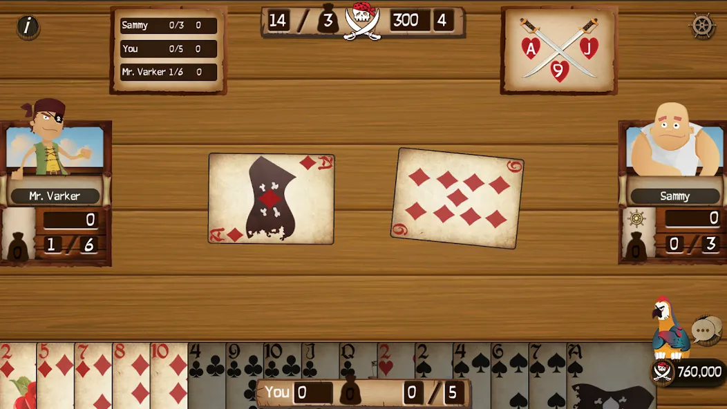 Spades Cutthroat Pirates — скриншот 2 Spades Cutthroat Pirates — скриншот 2