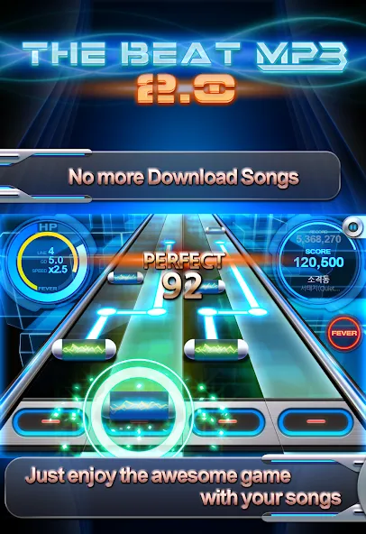 BEAT MP3 2.0 - Rhythm Game — скриншот 1