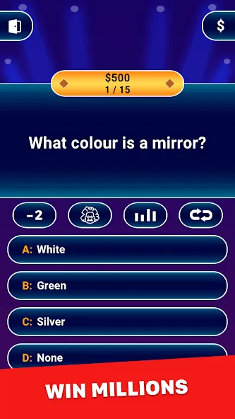 Millionaire 2024: Trivia Game — скриншот 1 Millionaire 2024: Trivia Game — скриншот 1