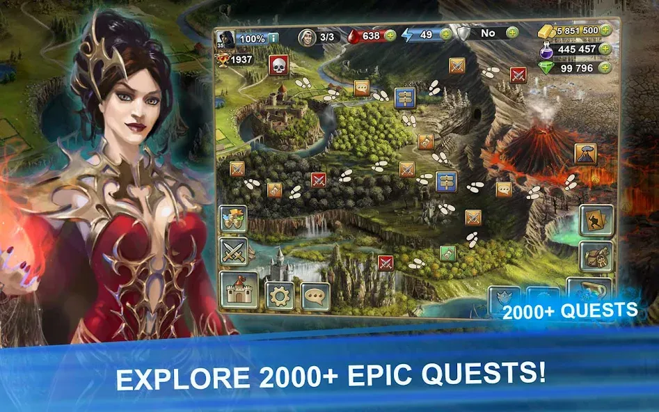 Blood of Titans: Card Battle — скриншот 3