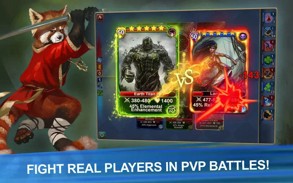 Blood of Titans: Card Battle — скриншот 4