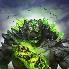 Скачать Blood of Titans: Card Battle на Android — Много кристаллов и энергии