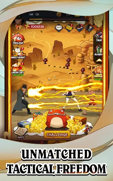Ultimate Ninja AFK — скриншот 1