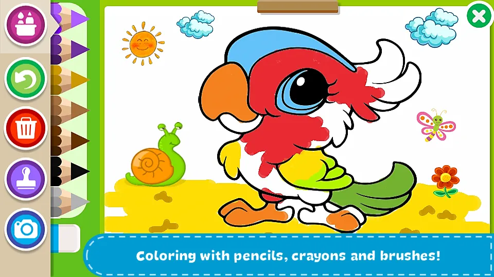 Coloring Book - Kids Paint — скриншот 1