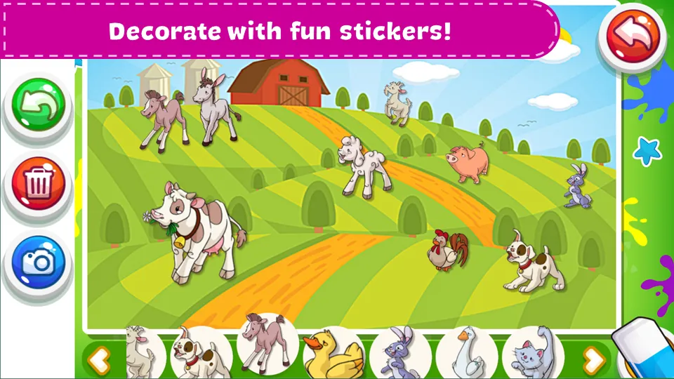 Coloring Book - Kids Paint — скриншот 2