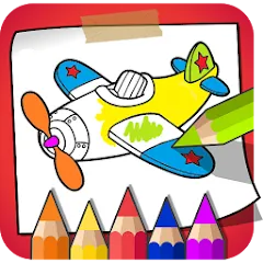 Coloring Book - Kids Paint — Версия Все цвета и кисти разблокированы