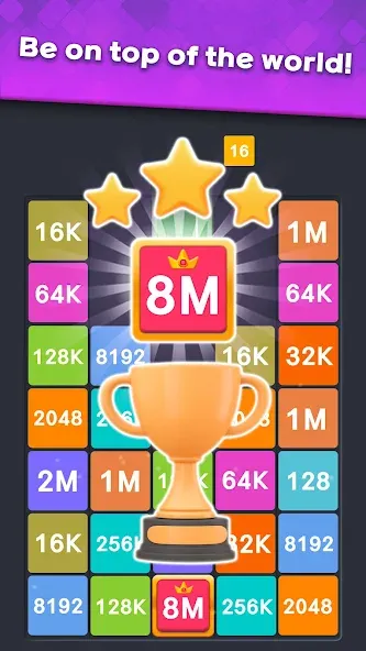 Drop Merge : Number Puzzle — скриншот 4