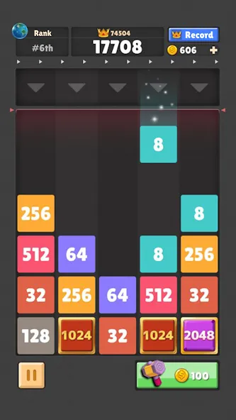 Drop The Number® : Merge Game — скриншот 1 Drop The Number® : Merge Game — скриншот 1