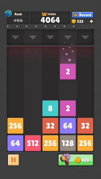 Drop The Number® : Merge Game — скриншот 2 Drop The Number® : Merge Game — скриншот 2