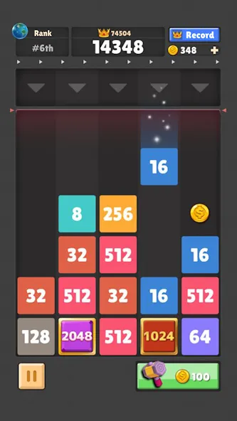 Drop The Number® : Merge Game — скриншот 3 Drop The Number® : Merge Game — скриншот 3