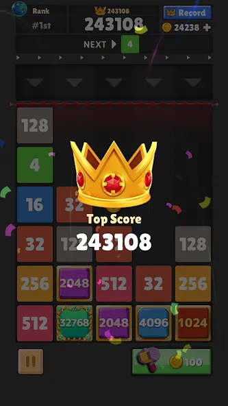 Drop The Number® : Merge Game — скриншот 4 Drop The Number® : Merge Game — скриншот 4