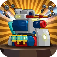 Mini Robot Tank : idle — Много денег и алмазов на Андроид