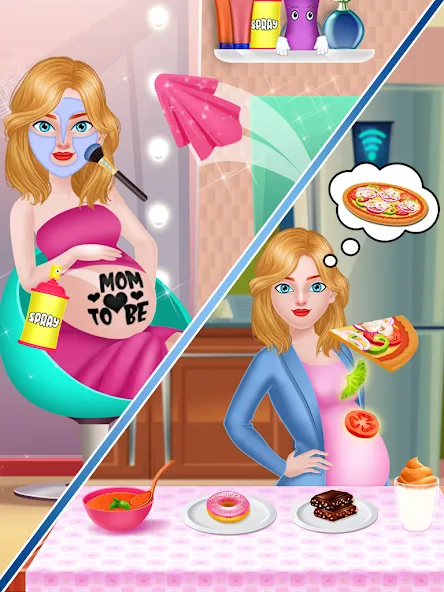 Mom Babysitting Game — скриншот 1
