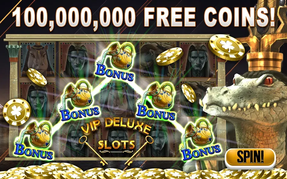 VIP Deluxe Slots Games Offline — скриншот 1