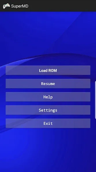 SuperMD (All in One Emulator) — скриншот 1 SuperMD (All in One Emulator) — скриншот 1