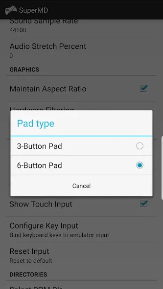 SuperMD (All in One Emulator) — скриншот 4 SuperMD (All in One Emulator) — скриншот 4