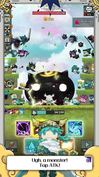 Tap Dragon: Little Knight Luna — скриншот 4 Tap Dragon: Little Knight Luna — скриншот 4