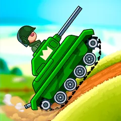 Скачать Hills of Steel — версия Много денег и кристаллов
