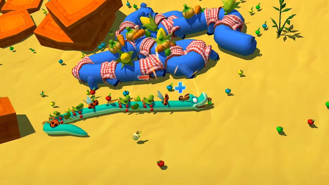 Snake Rivals - Fun Snake Game — скриншот 2