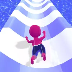 Скачать Waterpark Super Slide — MOD APK Много денег и без рекламы