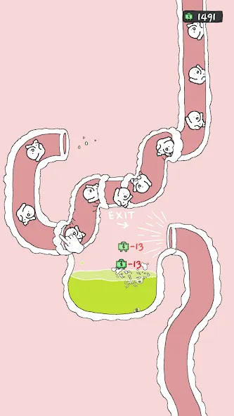 Tingus Goose - Weird Idle Game — скриншот 1