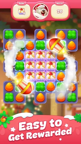 Sweet Candy Match: Puzzle Game — скриншот 3