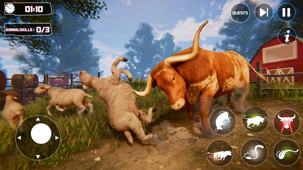 Scary Cow Simulator Rampage — скриншот 1